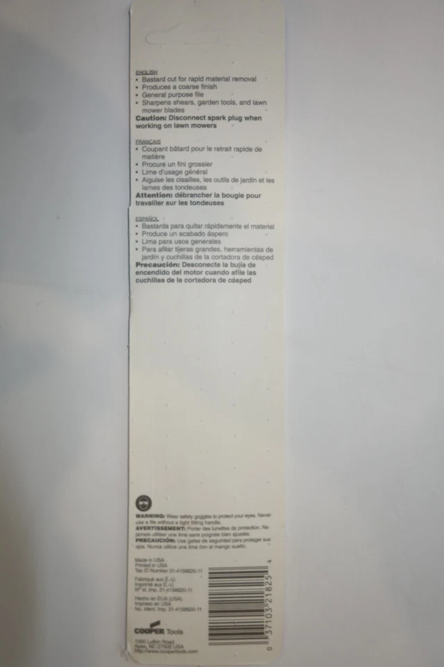 Vintage Nicholson 21825 1.50mm Mill Bastard Hand File 6" - Image 2 of 2