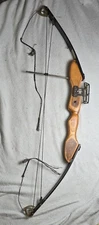Vintage Indian "CHIEF" Compound Bow, Beautiful wood-grain body