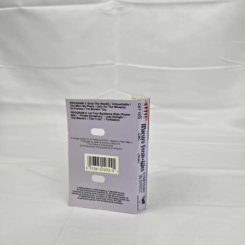 Maestro Fresh Wes - Symphony In Effect (1989) Toronto Canada Rap Cassette Tape - Picture 9 of 10