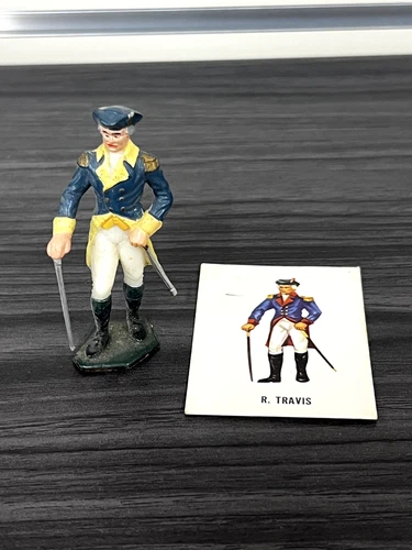 Vintage 1960's Warriors of the World by Marx - R. Travis Toy & Card