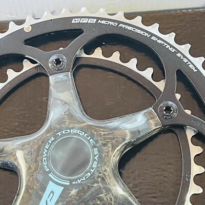 Campagnolo Centaur 10 Speed Carbon Crankset 170 52 / 39 Power