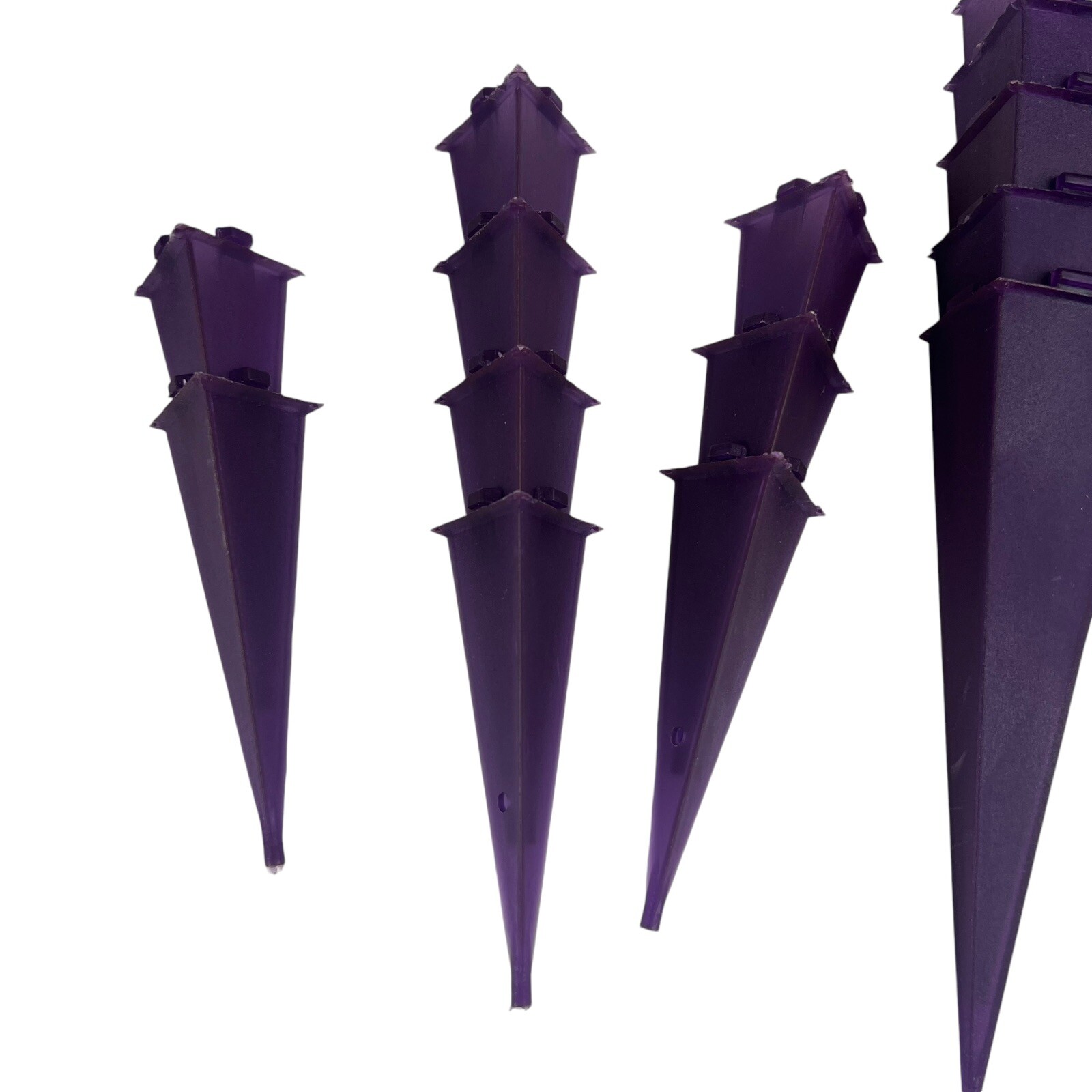 Kringle Moravian Star Illuminated Lighted Purple Hanging Holiday Christmas 14 In