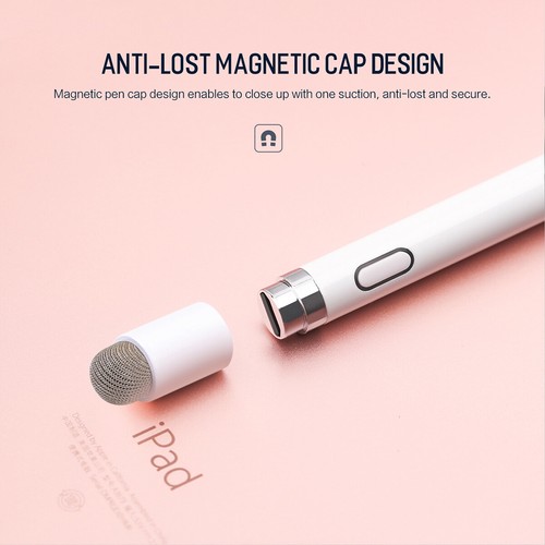 Active Fine Tip Stylus Pen for iPad Pro Air iPhone Samsung Rechargeable Pencil - Picture 8 of 13
