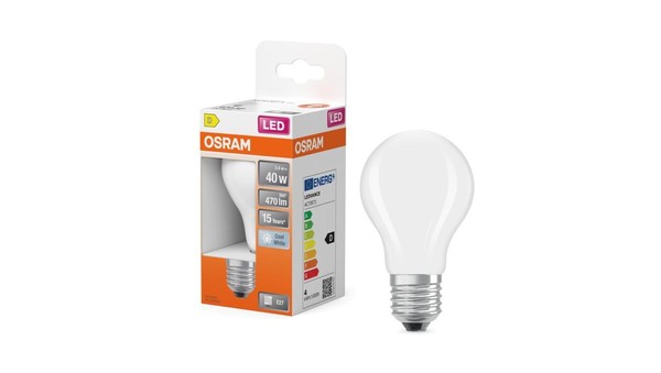 ŻAróWka LED Osram E27 A60 3.4W Zamiennik 40W 470Lm 4000K Neutralna 300 Klasa D 3-image