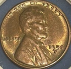 1954 S Lincoln Wheat Cent Error Coin (Weak S In States) **FREE SHIPPING**