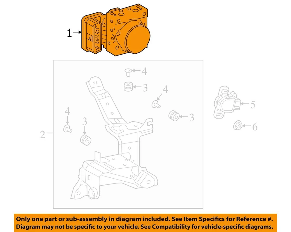 2019 2020 2021 LEXUS ES300H FWD 2.5L ANTI BRAKE LOCK ABS PUMP MODULE 47070-33050 - Image 3 of 4