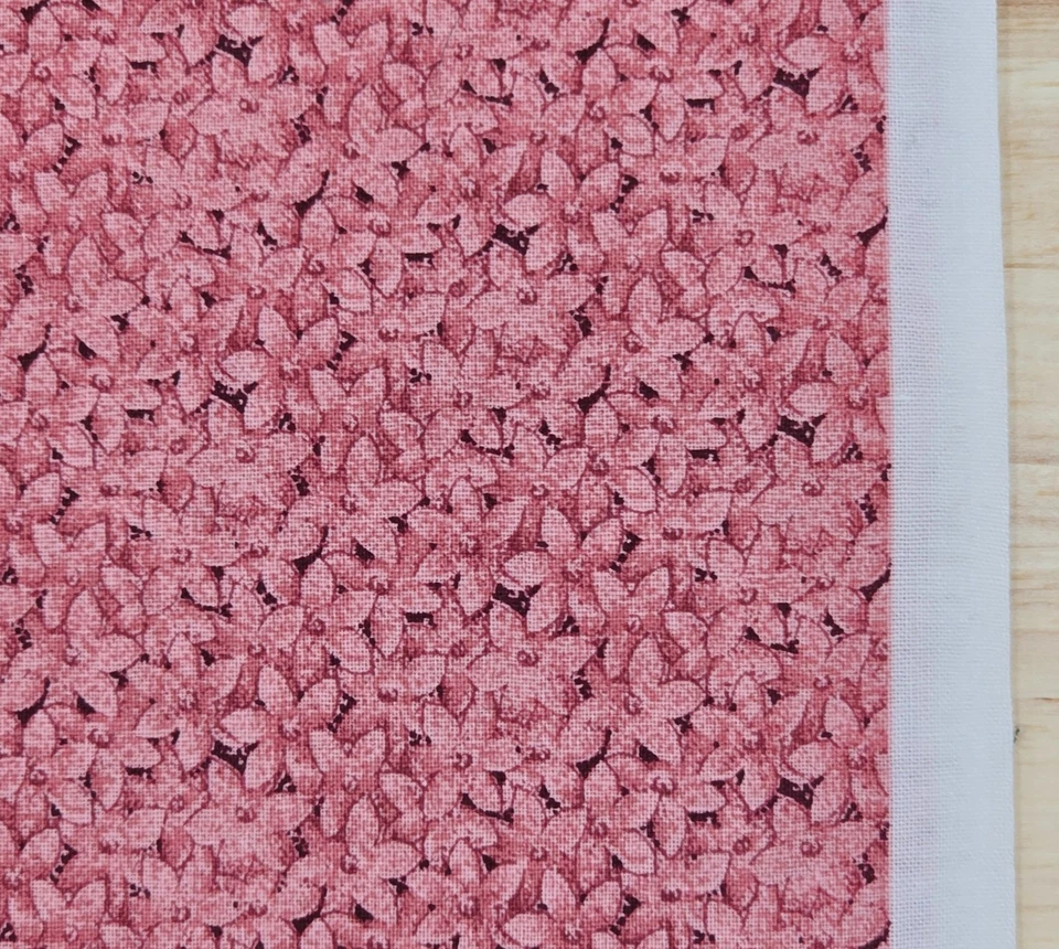 Cotton Quilt Fabric 17"x42" Cranston VIP Ditzy Pink Floral Blender Print - Image 2 of 4