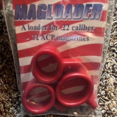 Ammo Magloader .22 - .32 ACP Pack of 3, Multi-caliber loader made In  USA 