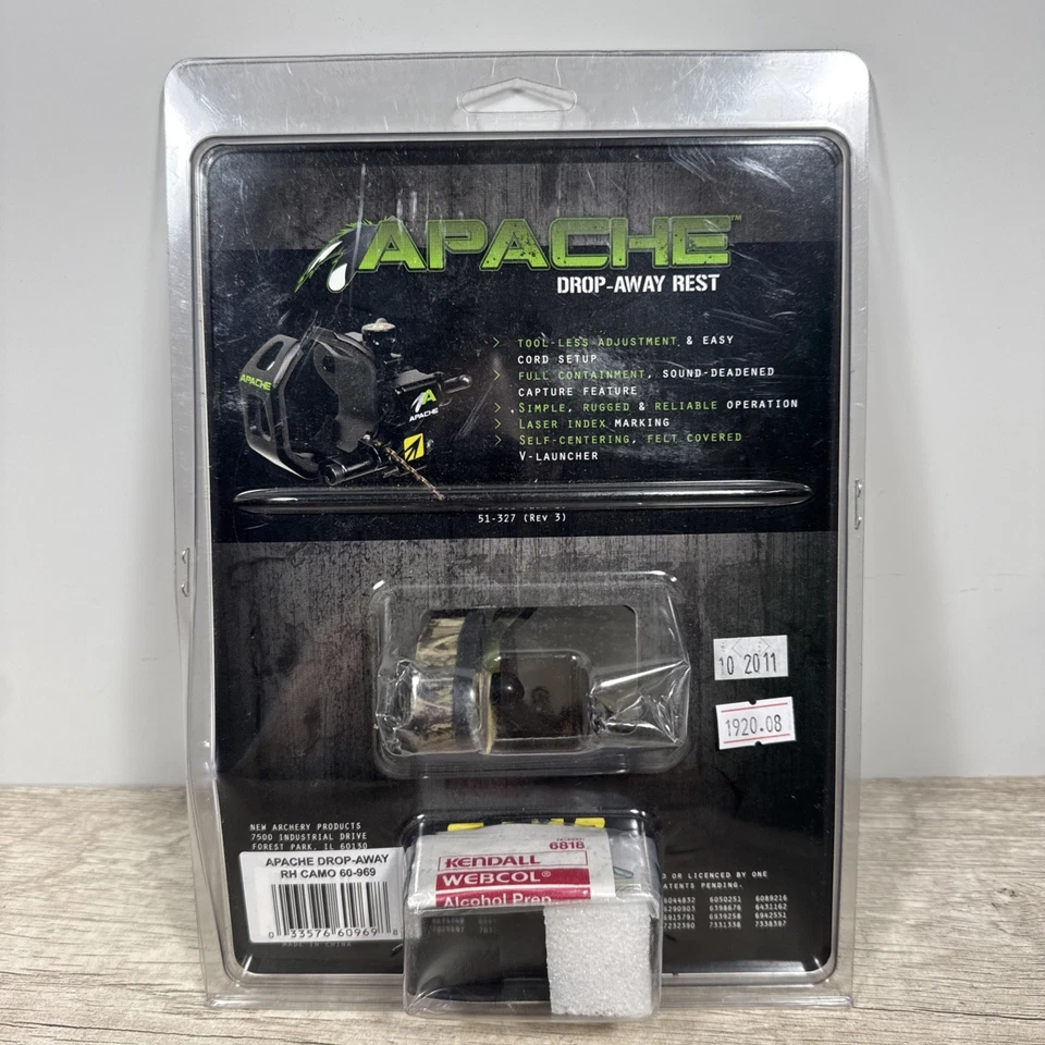 NAP Apache Drop Away Arrow Rest - New Archery Products - NOS, RH & LH - Image 3 of 4