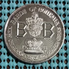 1969 BARDS of BOHEMIA / Alice in wonderland .999 FINE SILVER Mardi Gras Doubloon