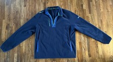 RLX Ralph Lauren Quarter-Zip Fleece Pullover Jacket Men  s Size XXL Blue