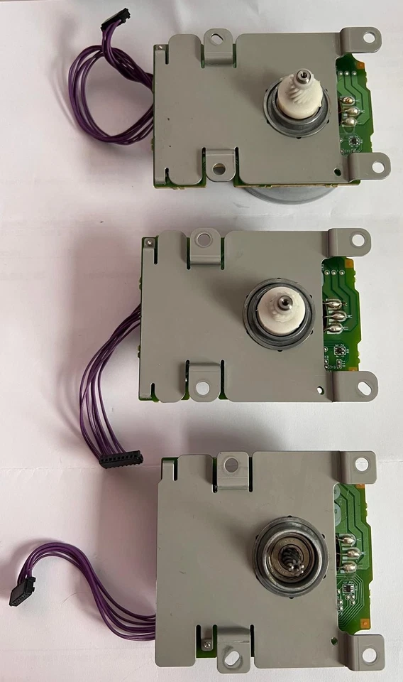 HP Drum Motor set of 3 - RM2-7349, RM2-7343, RM2-7345 with cables