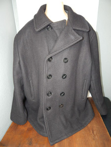 U.S. 740N PEACOAT ベージュ 42 U.S. 740N PEACOAT ベージュ 42 Schott Navy Wool Pea Coat - 740