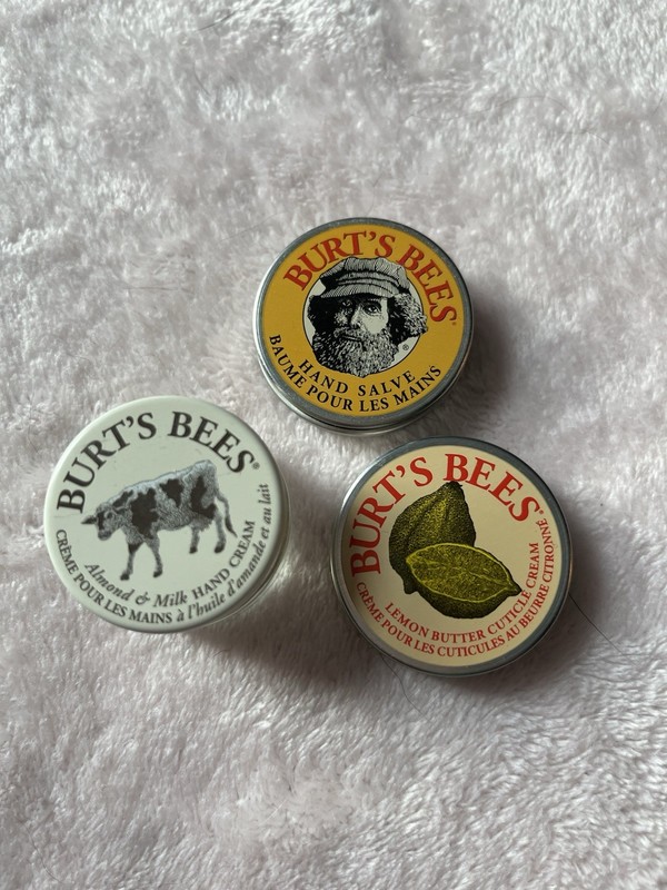NEW Burt’s Bees hand cream, cuticle cream and hand salve