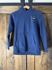 Men’s Vans Navy Blue Printed Hoodie Sweatshirt Size Medium