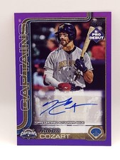 2025 Topps Pro Debut - Jacob Cozart #PD-3 Purple Foil Autographs /299 (AU, RC)