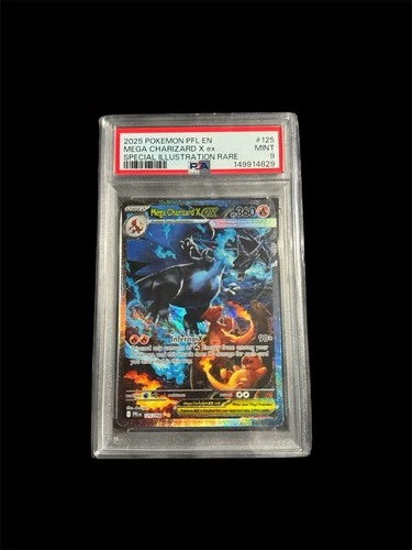 Pokémon Mega Charizard X ex Special Illustration Rare Holo PSA 9 125/094