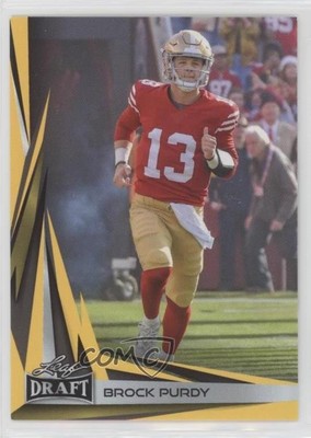 2023 Leaf Draft V2 Gold Brock Purdy #B2-1 2o0