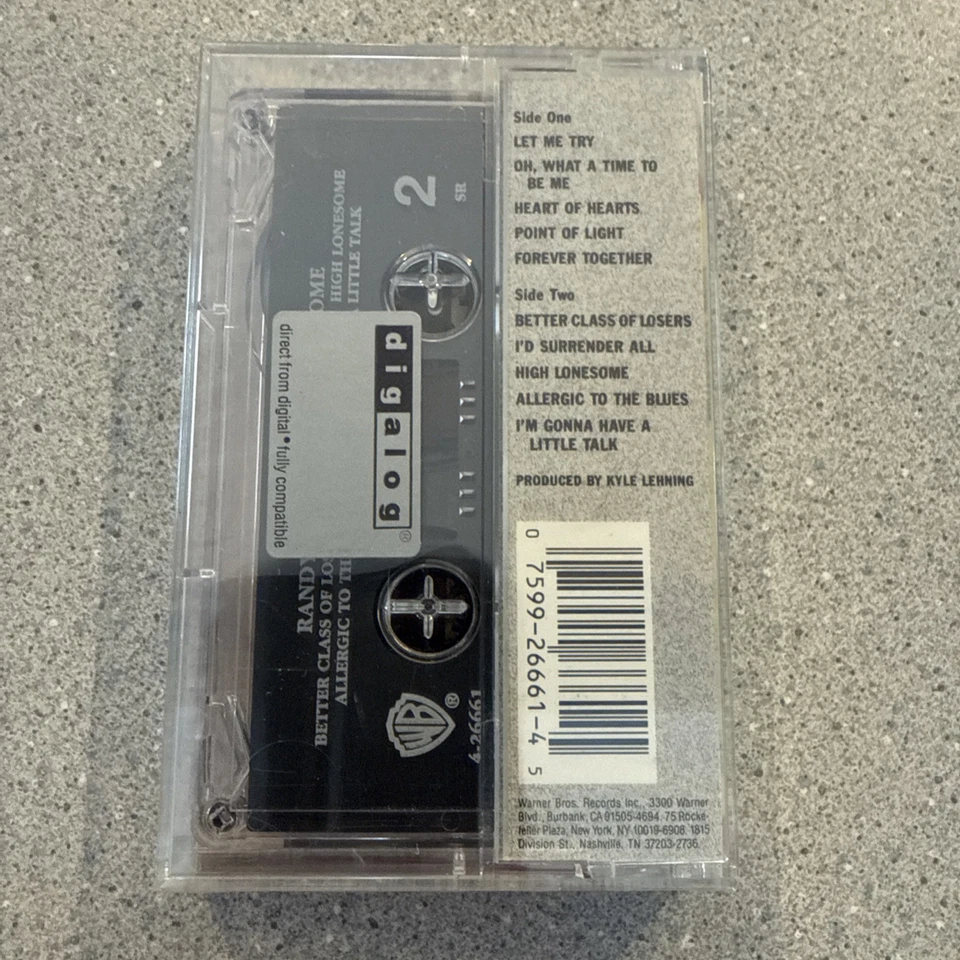 Randy Travis High Lonesome Cassette - New/ Sealed - Image 2 of 2