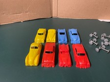Marx ? 8 Miniature Sports Cars MIB Hard Plastic Service Station Cars
