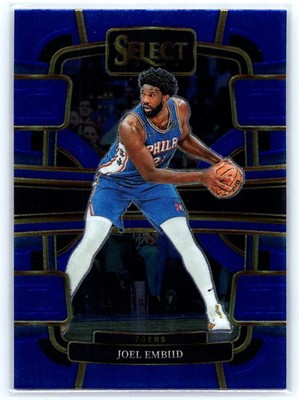 2023-24 Panini Select Blue (Retail Base) #4 Joel Embiid - Philadelphia 76ers