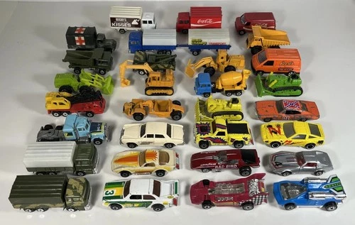 Vintage Diecast 1980’s Zee Kenner Yatming Ertl Corgi Lot Of 31