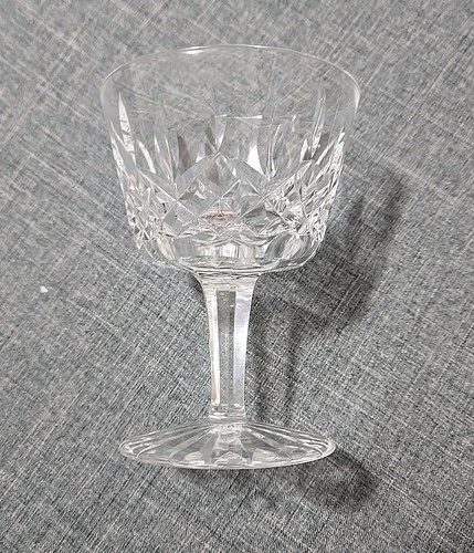 Vintage Waterford Crystal Lismore Liquor Cocktail Glass Cordial 4 1/8”