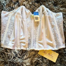 Lady Marlene Women s Vintage 80 s White Strapless Corset Top NWT Size 42B