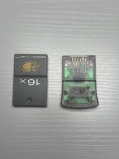 Lot of 2 Memory Cards Nintendo Gamecube UNTESTED - MadCatz 16x/ Intec 8x