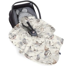 Graue Autositzdecke  Magic Sea Animals , Baby...