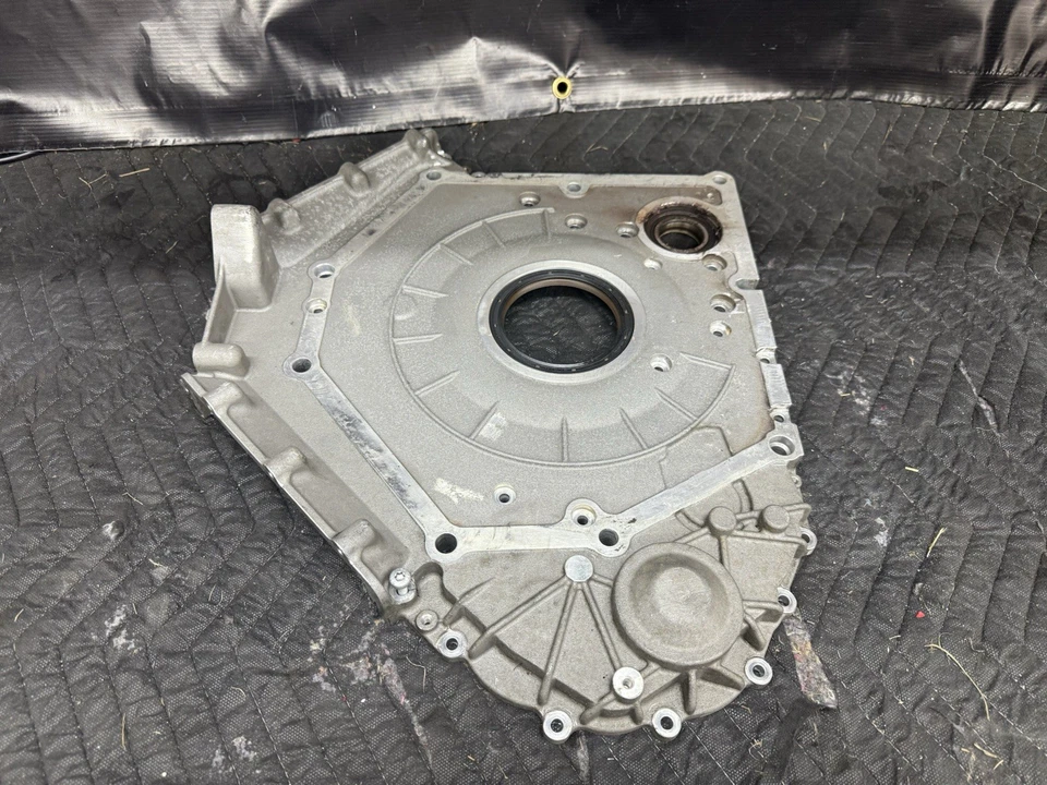 5.2l V10 Engine Timing Chain Cover Plate 07L103173 OEM Audi R8 Lms Gt4 2018 - Image 3 of 4