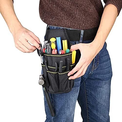 Offerta Marsupio Porta Attrezzi Hardware Piccolo Borsa da Lavoro