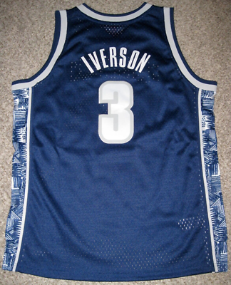 Allen Iverson Georgetown Hoyas Mitchell & Ness YOUTH XL Throwback