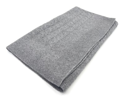 Handgefertigte Neugeborene Baby Swaddle Decke Zopfmuster in weicher & warmer Kaschmirmischung