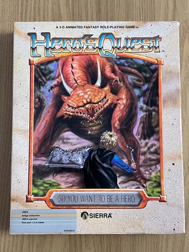 Rare Amiga Sierra Hero's Quest Game - Boxed & Working -👽👾Retro Gift Idea👾👽 - Afbeelding 8 van 24