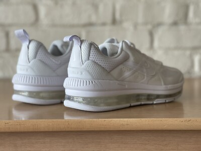 Nike Air Max Genome Grade School GS Triple White CZ4652-104 Size