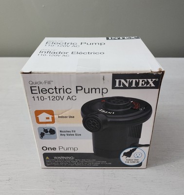 Pompe Intex Pompe électrique Intex Quick Fill - 110-120V - Pour Gonfler/ dégonfler Matelas, Bateaux, Jouets Pompe Electrique