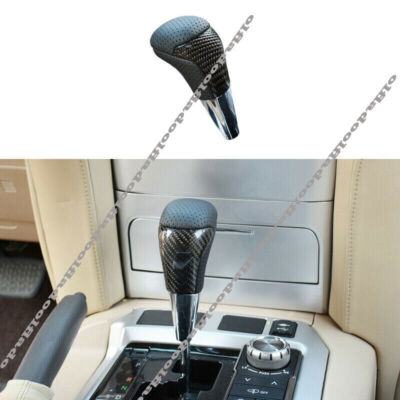 Fit for 16-21 Toyota Land Cruiser LC200 Carbon Fiber Gear Shift Knob Shifter