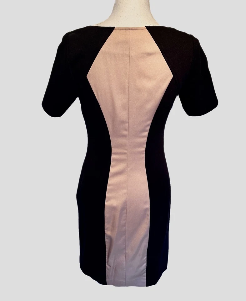 2b. Платье-футляр RYCH Colorblock облегающее лестное эластичное 90-е Y2K размер 4 - Изображение 2 из 4
