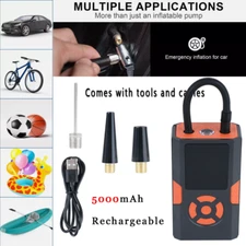 Tire Inflator Portable Air Compressor Portable Air Pump for Car&Bike&Ball 150PSI