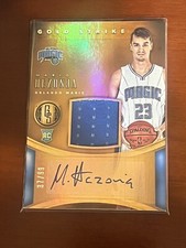 Mario Hezonja Autographed RC Patch (#'d /99) 2015-16 Panini Gold Standard #2