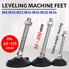 Heavy Duty Leveling Machine Feet M8 - M24 Furniture Feet Screw Height Adjustable