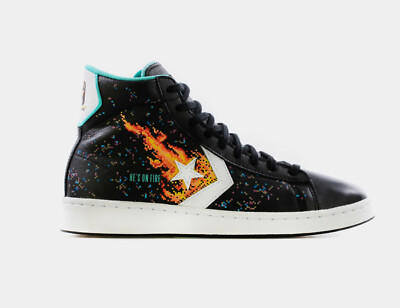 Converse Pro Leather NBA Jam Black/Tart Orange/White Hi Top Sneaker