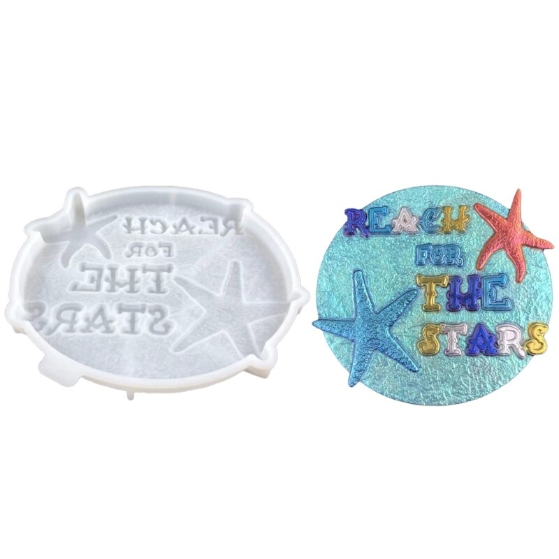 Letter Wall Decors Resin Mold Wall Art Silicone Molds for Door Ornament