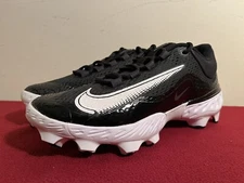 Nike Alpha Huarache Elite 4 Low MCS Baseball Cleats Black FD6221-001 Size 11 NEW