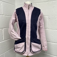 Musto Performance Fleece Lined Shooting/hunting Jacket Pink/blue Size 12 Pc