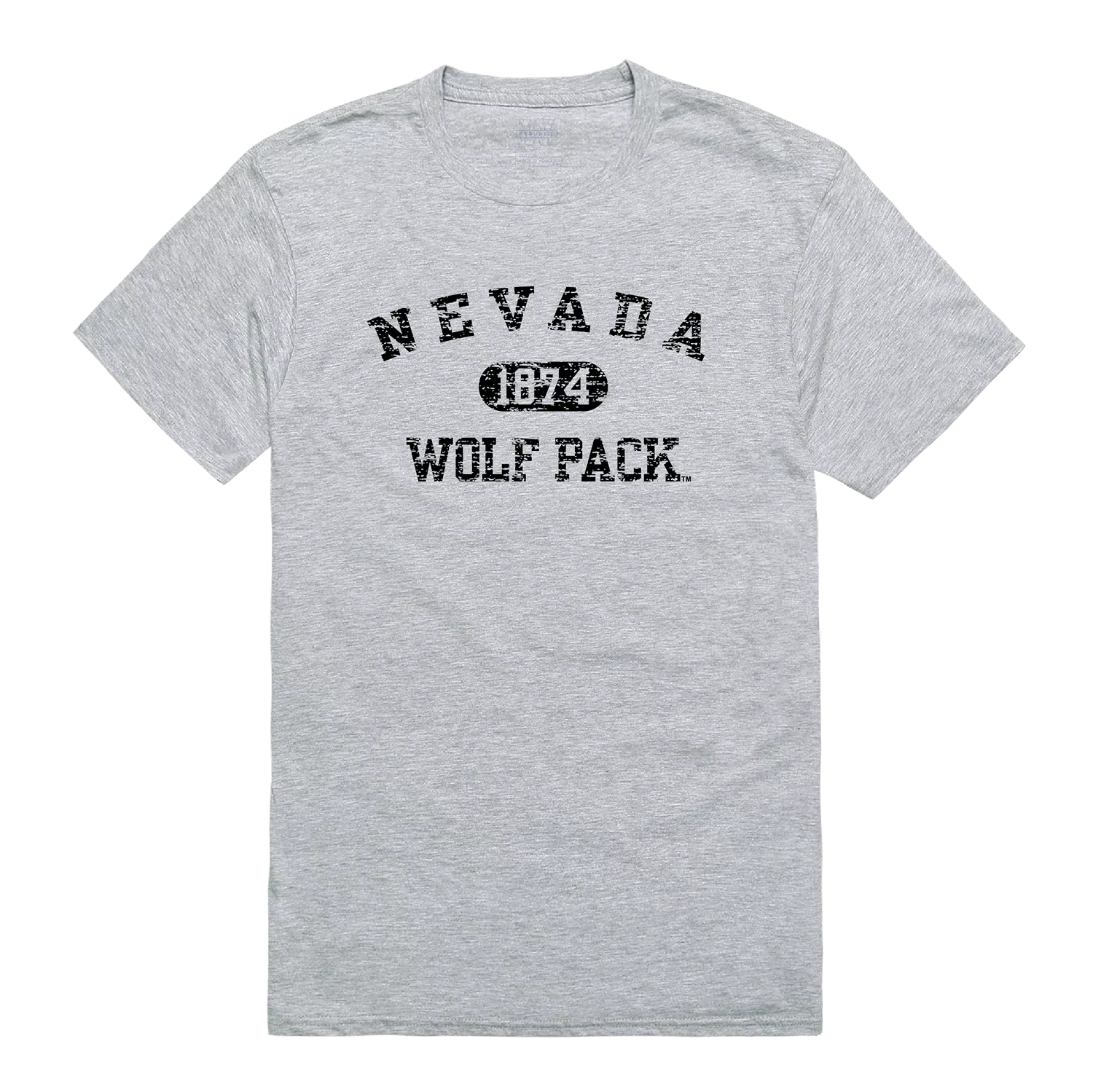 Nevada Wolf Pack UN NCAA Distressed Arch College Tee Shirt
