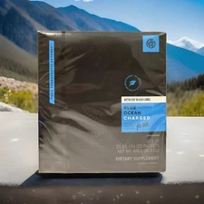 Pruvit Keto OS Blue Ocean Black Label 20 Packet  Exp 10/26 Free Shipp