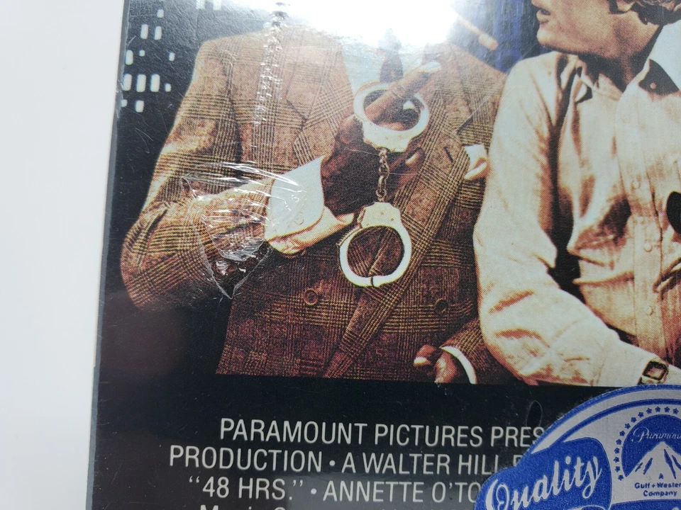 48 HRS. Hours (VHS, 1988) Murphy, Nolte New/Sealed with Paramount Watermarks - Image 2 of 4