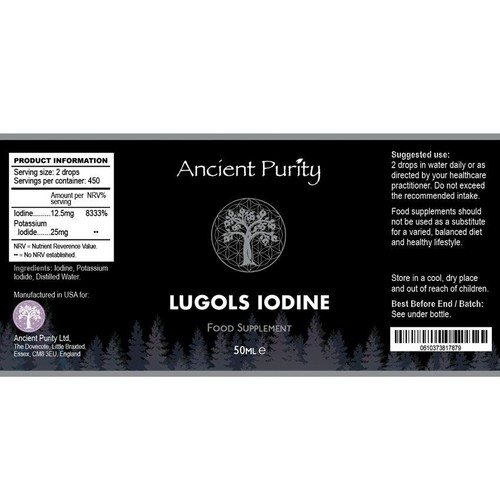 LUGOLS IODINE 50ml | Clean Safe Effective Internal Use | Made in UK - Picture 7 of 7